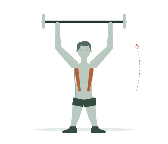 Pull-up: Hang rustig