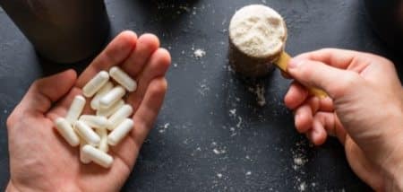 Creatine poeder pillen