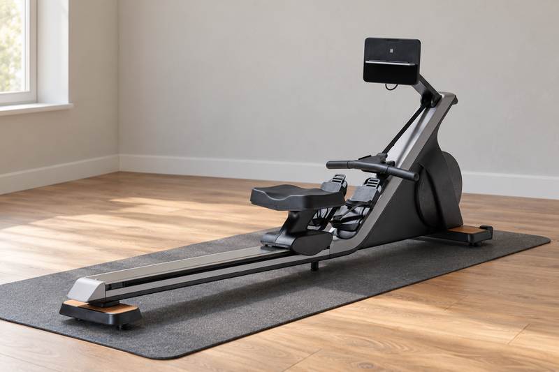 Domyos Training Rower 900 in een thuisruimte