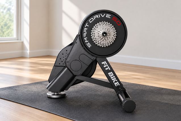 FitBike Smart Drive 50 in een trainingsruimte thuis