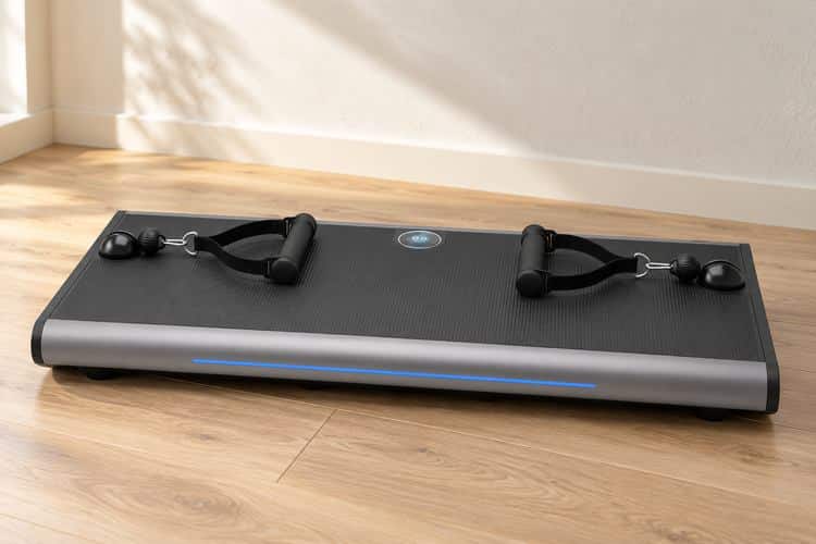 Flow Fitness Perform G1i in een trainingsruimte thuis