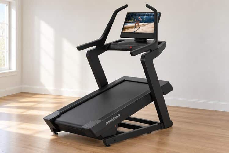 NordicTrack X24 in een trainingsruimte thuis
