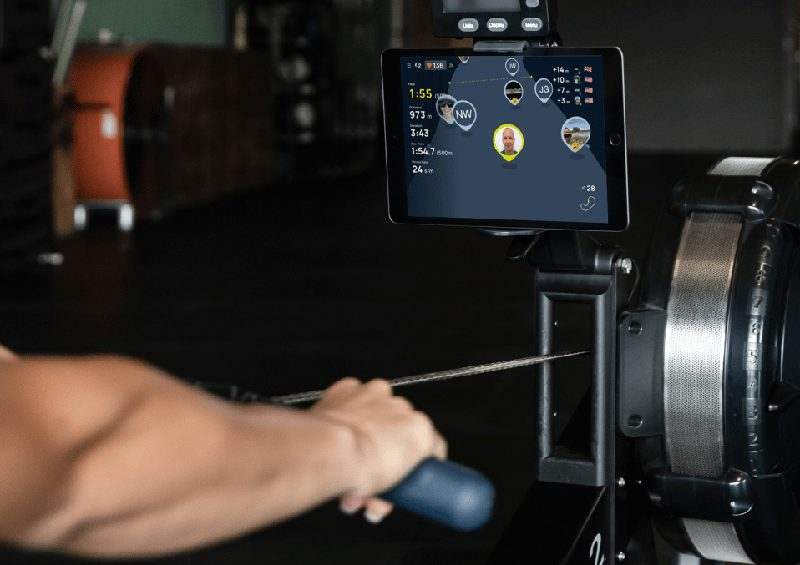 Concept2 RowErg met ErgData Real Time Loop