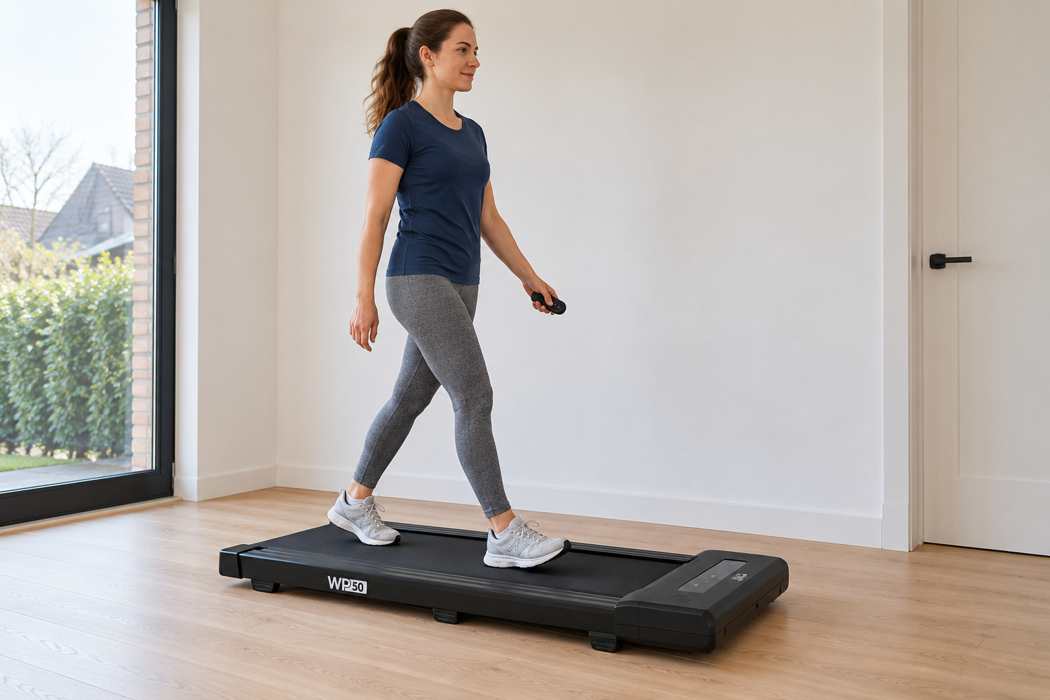 Voorbeeld van rustig wandelen op de VirtuFit WP50